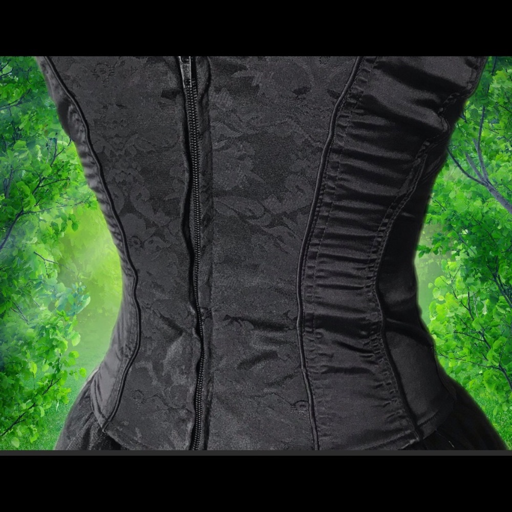 Tripp Nyc Brocade tutu Goth Ballerina Dress - Picture 14 of 16